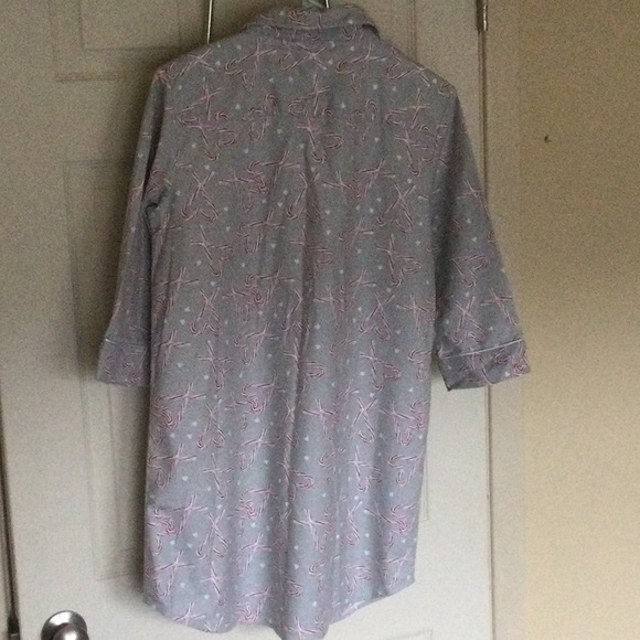 Joe Boxer Flannel sleep shirt - Picture 4 of 5